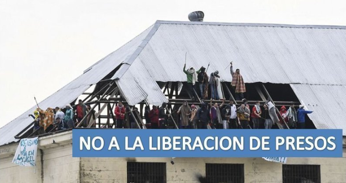 Petición contra la liberación de presos